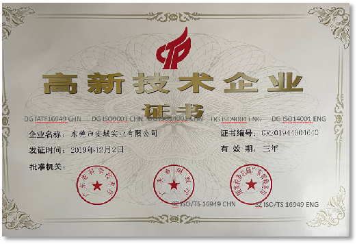 New high-tech enterprise