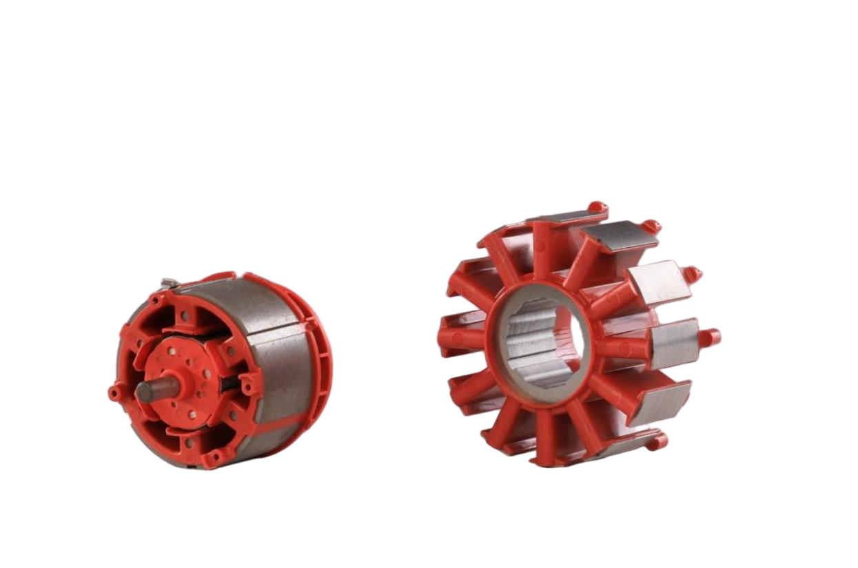 Overmolded Stator Core